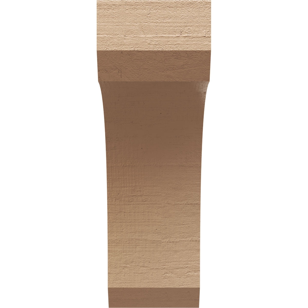 10"W x 20"D x 30"H Classic Legacy Rough Cedar Woodgrain TimberThane Corbel, Primed Tan