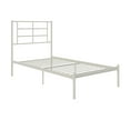 thumbnail image 5 of RealRooms Praxis Metal Bed, Twin Size Frame, Under Bed Storage, White, 5 of 17