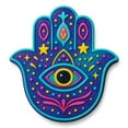 thumbnail image 3 of Mystic Hamsa Cookie Cutter with Evil Eye Design - 4x3.72", Spiritual Symbol for Cookies, Fondant & Crafts (Random Color), 3 of 5