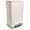 White, variant on 6L/1.6 Gallon Stainless Steel Bathroom Trash Can with Hands-Free Foot Pedal, Quiet Soft-Close Lid, Compact Space-Saving Design