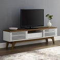 thumbnail image 1 of Modway Meuble TV Profil Bas 59 Pouces Style Mid-Century Modern en Noyer, 1 of 3
