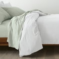 thumbnail image 2 of Ella Jayne Super Soft Triple Brushed Microfiber Sheet Set, 3-pc, Full, Sage, 2 of 4