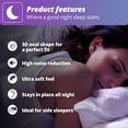 thumbnail image 3 of Tapones para dormir Alpine SleepDeep, gel suave de varios tamaños, 27 dB, 3 of 6