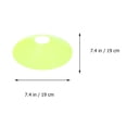 thumbnail image 4 of MasteelfCA 26pcs Football Training Sign Dish Plate Cone Marker Tray Football Training Tray (25pcs Green Marker Tray, 1pc Black Rack), 4 of 7