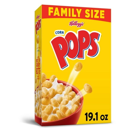 Kellogg's Corn Pops Original Cold Breakfast Cereal, 19.1 oz