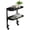 2-tier 12.5 Inches Black, variant on Clamp On Desk Shelf 2-Tier, 12.5 inche Wood Shelving Unit for Office Desk/Gaming Accessories, Tabletop Book Storage Rack, Shelf for Top & Under of Desk, Brown