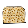 thumbnail image 2 of Fotbe Coffee Plaid Sunflower for Two Slice Toaster Cover, Fingerprint Protector, Super Soft Appliance Cover And Dust Cover,Bread Dust Cover & Fingerprint Protection, 2 of 7