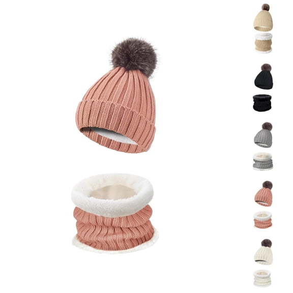 Unisex Lined Knit Winter Set â Warm Thick Hat Scarf Gloves for Cold Weather Protection, Cozy Casual Style Thermal Accessories for Hiking Cycling Outdoor Sports, Winter Gear Gift Ideas Ski
