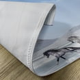 thumbnail image 5 of Ambesonne Blue White Place Mats Set of 4, Snowy Day Wild Horse, Standard Size, Blue White, 5 of 6