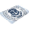 thumbnail image 6 of University of Rhode Island Logo Fleece Blanket, Very Soft Microfiber Flannel Blanket for Couch Warm and Cozy for All Seasons, 6 of 6