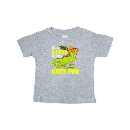 

Inktastic Iguana Funny Pet Gift Baby Boy or Baby Girl T-Shirt