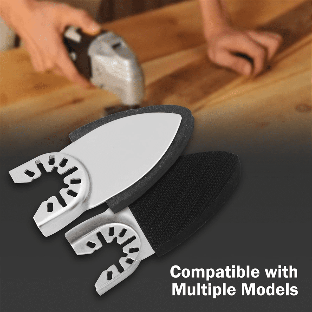 41-Piece Triangular Sanding Kit For Oscillating Multi-Tools - Fits Ryobi, Ridgid, Skil & More 9 thumbnail image