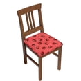 thumbnail image 2 of Lsque Ladybugs On Red Polka Dot Printed Square Couch Cushion Covers, Floral Sofa Cushion Covers Replacement, Stretch Couch Covers for Couch-16.9in, 2 of 9