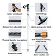 thumbnail image 4 of Naturehike, Aluminum Ultralight Walking Pole, Five-Fold Trekking Poles with EVA Grip, Quick Lock Collapsible Hiking Pole, Adjustable Walking Sticks, Tungsten Steel Pole Tip, 1 Trekking Pole., 4 of 24