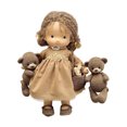 thumbnail image 2 of Teissuly Christmas Decor Baby Enamel Doll Artist Mini Christmas Thumb Doll (with Gift Box) Teissuly WER202310163411, 2 of 9