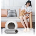 thumbnail image 4 of Tonepie Automatic Toilet for Cats - Self-Cleaning Cat Litter Box with APP Control ShopWise Round, 4 of 9