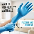 thumbnail image 2 of SereneLife 100Pcs Nitrile and Vinyl Disposable Gloves - Soft Industrial Gloves Powder-Free, 2 of 7