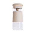 thumbnail image 2 of Glass Salt Shaker with Adjustable Dispenser, 1 Piece Beige Container with Sealed Lid for Spice Storage, Ideal for Kitchen Countertop Use and Cooking Enthusiasts,Vsgery, 2 of 9