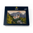 thumbnail image 4 of MyPuzzle - Royal Castle Against The Tannheimer Mountains In The Evening, Hohenschwangau Near Füssen - Premium 1000 Piece Jigsaw Puzzle for Adults, 4 of 6