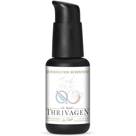 Quicksilver Scientific Thrivagen - Women's Health Supplement with 15 Energy, Hormone Balance & Adrenal Support Botanicals - Adaptogenic Herbs with Shatavari, Rhodiola & Maca Root (1.7oz / 50ml)