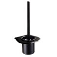 thumbnail image 4 of OUNONA Stylish Black Aluminum Toilet Brush Holder with SpaceSaving Design for Modern Bathroom 6.5 inches, 4 of 8
