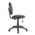 thumbnail image 6 of Scranton & Co Faux Leather Upholstered Wide Seat Office Swivel Chair in Black, 6 of 8