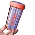 thumbnail image 2 of 500ML Water Bottle Leak Proof Pop Button BPA Free Leak Proof Water Bottle Reusable Tumbler for Toddlers Girls, 2 of 2