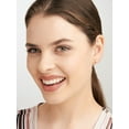 thumbnail image 4 of 18K Yellow Gold Plated Sterling Silver Created Alexandrite June Birthstone Love Knot Stud Earrings for Women Gift for Her, 4 of 6
