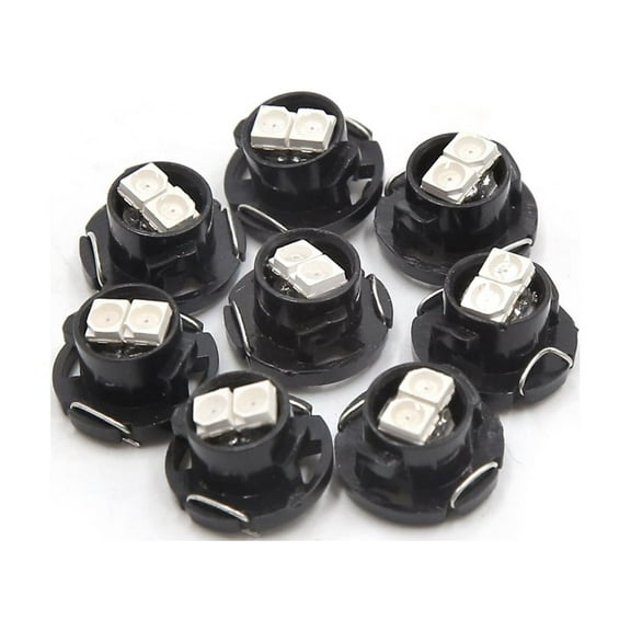 8Pcs Green 5050 Car T4.7 Wedge Dashboard Dash Panel Light Bulb Interior