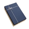 thumbnail image 2 of Caja de regalo vacía Caja de regalo Día de la Madre para cumpleaños Aniversario San Valentín Azul y blanco, 2 of 9