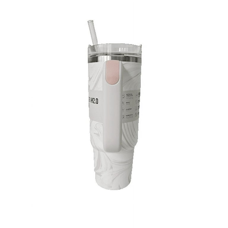Stanley 30 oz. Quencher H2.0 FlowState Tumbler With Handle- Rose Quartz  Swirl 