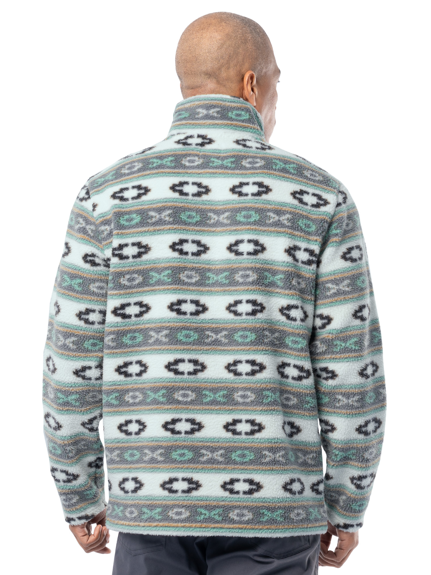 Wrangler Outdoor Men's & Big Men's Summit Fleece Mock-neck Artic Pullover Sweater, Size S-2XL