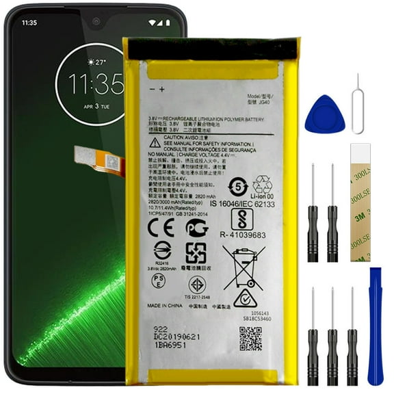 Replacemetn Battery JG40 For T-Mobile Revvlry   Plus XT1965-T Tool