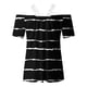 thumbnail image 4 of Blusa informal de manga corta con cuello en V y encaje con hombros descubiertos para mujer OAVQHLG3B Store  lin121212, 4 of 5