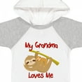 thumbnail image 4 of Inktastic My Grandma Loves Me Sloth Boys or Girls Baby Bodysuit, 4 of 5