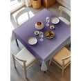 thumbnail image 6 of Purple Grey Ombre Table Cloth, Waterproof Tablecloth for Square Tables, Farmhouse Gradient Minimalist Reusable Washable Fabric Table Cover for Restaurant Kitchen Dining Tables 60"x60", 6 of 9
