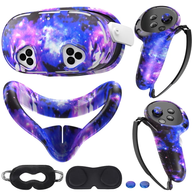 Set de fundas de silicona VR compatibles con Meta/Oculus Quest 3S
