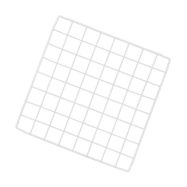 Youkk Stylish Metal Wire Guinea Pig Playpen Panel Cage Fence Portable and Durable plain white Grid 1Set