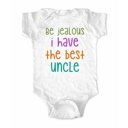 Be jealous I have the best Uncle - wallsparks cute & funny Brand - baby one piece bodysuit - Great baby shower