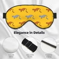 thumbnail image 4 of Naloa Leopard Print Print Sleep Mask for Sleeper, Light Blocking Sleeping Eye Mask for Women Men, Eye Shade with Adjustable Strap for Travel, Nap,Meditation, 4 of 7