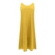 thumbnail image 3 of Vestido Lino Algodón Vestidos casuales Vestido de lino de algodón con bolsillo Vestidos de playa de talla grande (Amarillo S) Ygjytge para Mujer Amarillo T 3EG, 3 of 9
