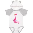 thumbnail image 3 of Inktastic Cute Pink Dinosaur Girls Baby Bodysuit, 3 of 5