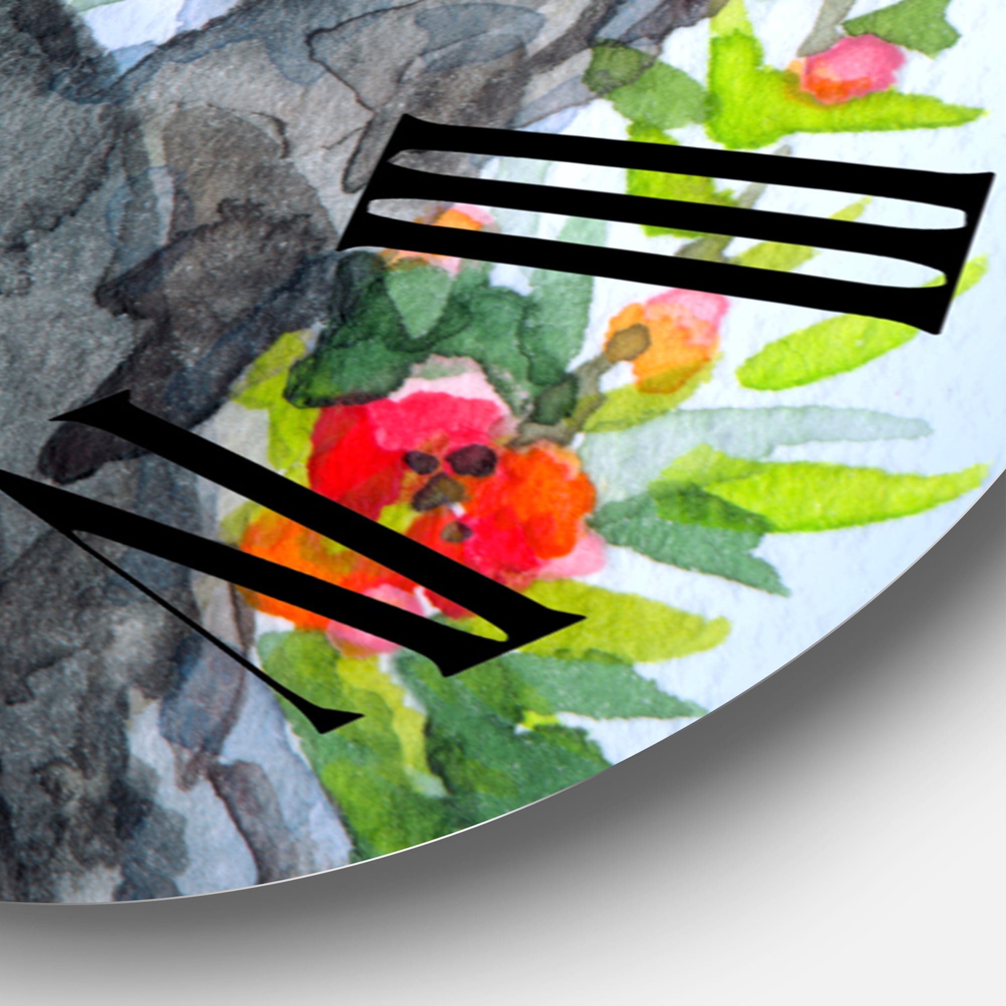 Designart 1 in Quartz Traditional Wall Clock