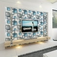 thumbnail image 1 of 1 Roll Solid Color Checkered Wallpaper, Self-Adhesive Waterproof And Moistureproof Wallpaper, For Dormitory Home Living Room Bedroom, Background Wallpaper, Multicolor Wall Sticker, 1 of 4