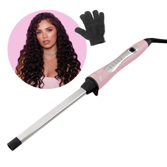 CHOPSTICK STYLER Cheeky Varita rizadora profesional 5 temperaturas variables 0,6 x 0,4 Barril de titanio rectangular más grueso para rizos de sirena con palillos voluminosos y naturales de larga durac