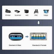 Chenyang Down Angled USB 3.0 Male to Female Type-A Panel Type Header Cable 90 Degree Connector 30cm