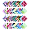 thumbnail image 2 of Soimoi 40Pcs Tie Dye Print Precut Fabrics Strips Roll Up 1.5x42inches Cotton Jelly Rolls For Quilting - Multicolor, 2 of 5