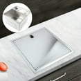 thumbnail image 4 of CNCEST Hidden Kitchen Sink Stainless Hidden Sink Single Bowl Sink Folding Faucet Home with Faucet+Drain Pipe+Lid Silver, 4 of 10