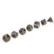 thumbnail image 2 of Juego De Dados Poliédricos Juego De Dados Tablero De Mesa Dados Dados De Aleación De Zinc Juego De Dados 7pcs Dados De Aleación De Zinc Juego De Rol Juego De Dados Poliédricos ANGGREK Otros, 2 of 8