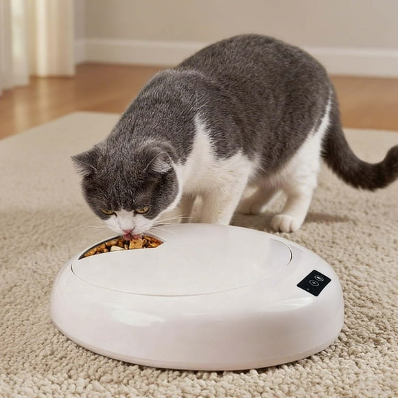 Smart Automatic Cat Wet Food Feeder with App Control Timer and Voice Message Function for Fresh Meals Indoor Pet Care